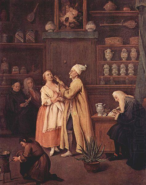 Pietro Longhi Der Apotheker china oil painting image